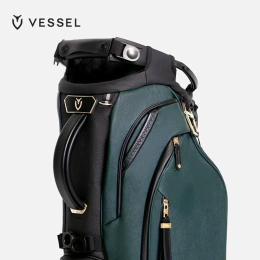 VESSEL PlayerVPro 2025新款 高尔夫球包鳄鱼纹祖母绿支架包男女7格9寸8930125 商品图3