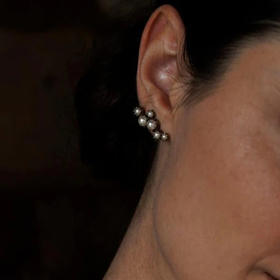 北京仓｜TATABORELLO-SETA-玻璃珍珠 耳钉［意大利设计师］