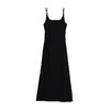 NEELLY纳俪商场同款秋季新款黑色气质吊带连衣裙女简约百搭长裙N25072Y01050 商品缩略图3