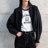NEELLY纳俪商场同款秋季新款设计感美式夹克女时尚短款气质上衣N25072C01040 商品缩略图2
