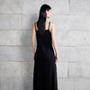 NEELLY纳俪商场同款秋季新款黑色气质吊带连衣裙女简约百搭长裙N25072Y01050 商品缩略图1