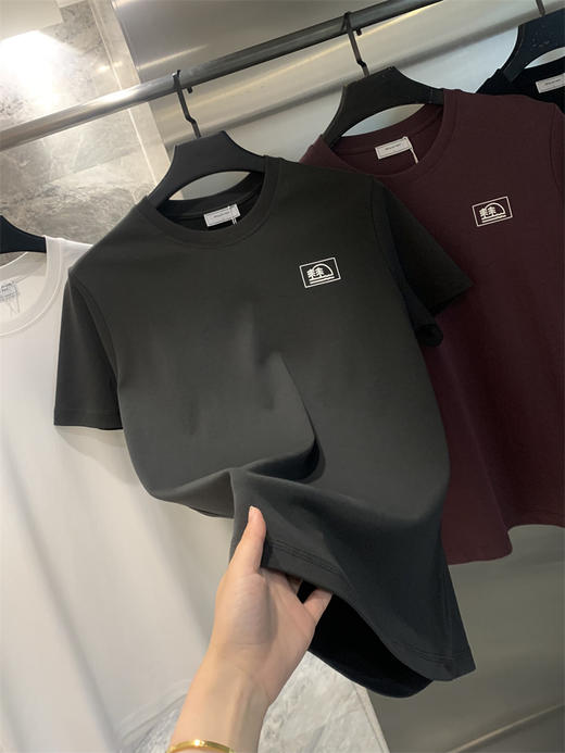 设计师线！2025双面水柔棉!凉感科技夏季男士印花休闲短袖T桖！ 商品图5