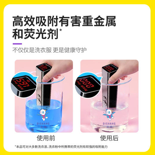 涤尚防串色吸色片30片/盒*6盒（送试用装10片/袋） 商品图3