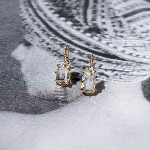 北京仓｜TATABORELLO-ANICE-水晶 耳环［意大利设计师］ 商品图1