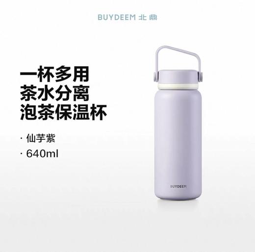 【专柜-北鼎】北鼎 TS300/A1泡茶保温杯茶水分离杯大容量水杯高颜值 浅杉绿 340ml 商品图2