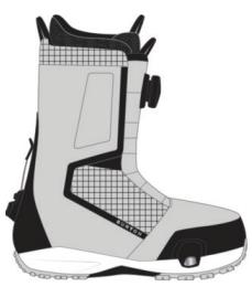 25/26BURTON雪鞋M HIGHSHOT SO GRAY CLOUD 商品图0