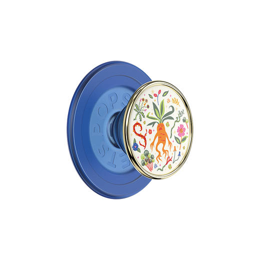 【哈利波特·魔法动植物】曼德拉草·MagSafe圆啪嗒 MAGSAFE磁吸手机气囊支架 Round圆啪嗒系列 Harry Potter 蓝色 商品图0