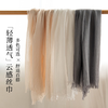 【够宽大】棉麻纯色披肩围巾 商品缩略图0