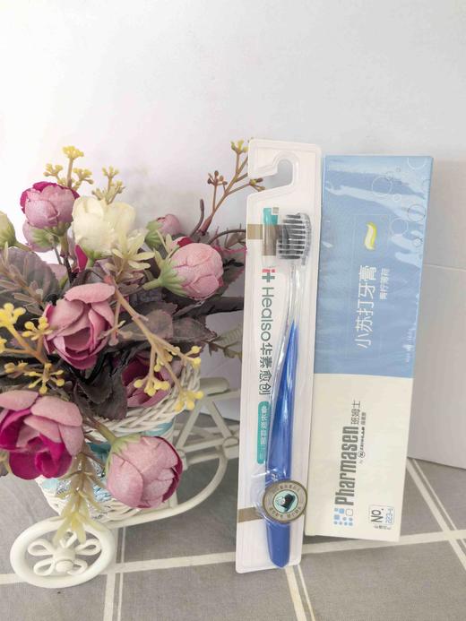 班姆士小苏打牙膏160g效期26年10月＋华素愈创牙刷一支 商品图0