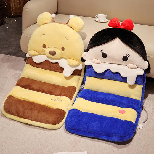 自然醒迪士尼系列连体坐垫靠背一体护腰垫学生教室宿舍座垫久坐神器QYL 商品图9