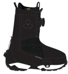 25/26BURTON雪鞋M HIGHSHOT X SO BLACK