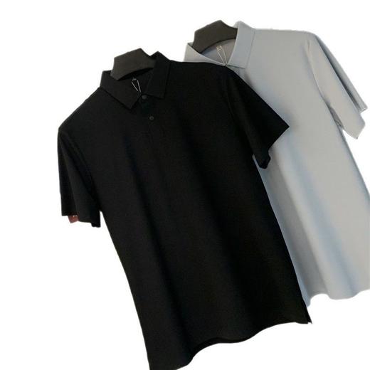 原799！2025冰肤速干无痕压胶!夏季轻商务休闲百搭短袖POLO衫男款！ 商品图4