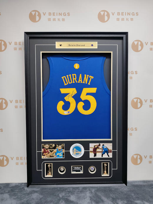 收藏系列 杜兰特 勇士队2016圣诞大战 亲笔签名球衣 商品图1