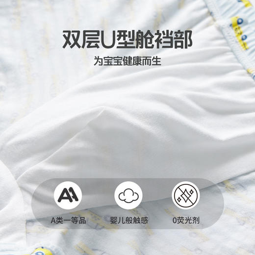 【团购价49.9-59.9】多多家男童内裤涂鸦2条装2025新款儿童亲肤卡通汽车男孩平角裤10840 商品图1
