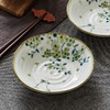 日本进口盘子菜盘家用新款陶瓷餐具日式釉下彩深盘碟子早餐盘千代源花见猫6.5英寸浅钵5件套装 商品缩略图6