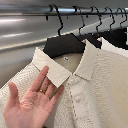 原799！2025冰肤速干无痕压胶!夏季轻商务休闲百搭短袖POLO衫男款！ 商品图1