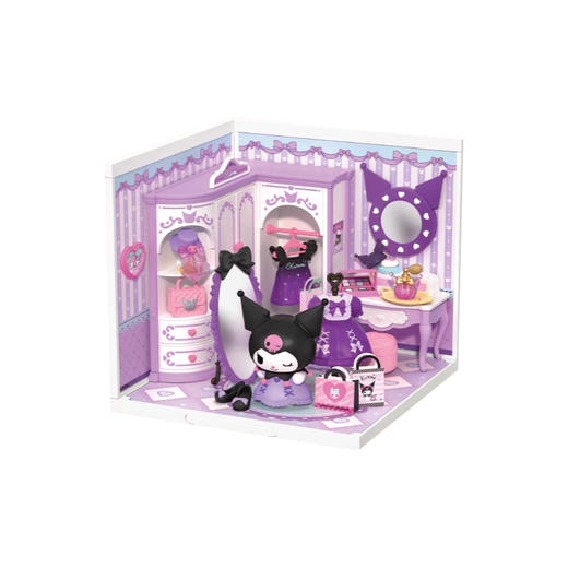 若来 超级世界创意摆件酷洛米萌趣奇妙夜4款小屋拼装女孩玩具 商品图3