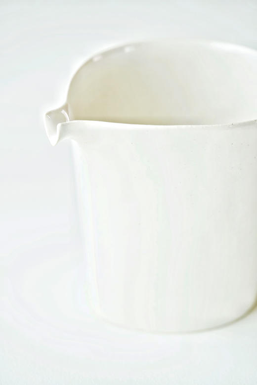 安藤雅信45手付片口 乳白亮釉 商品图2