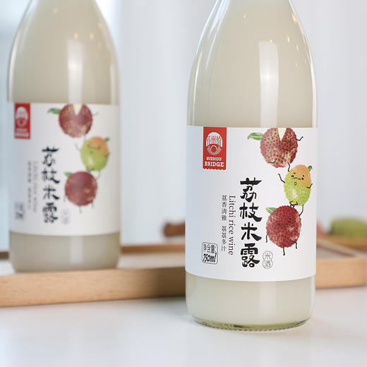 苏州桥 阳山水蜜桃米露/荔枝米露 750ml*2瓶 米酒 商品图12