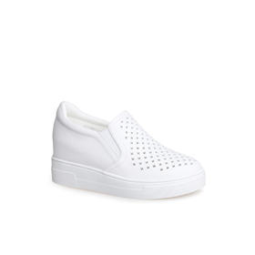 豪麟名鞋奥莱迪嘉女鞋牛皮革时尚休闲鞋DJXXO52WX204白色  原价1660元