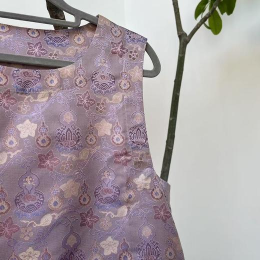 【抖音专属】新中式马甲（25704054B-丁香） 商品图2