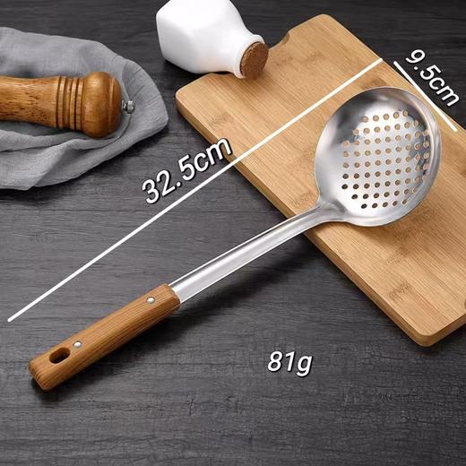 【厨房家用好帮手！买一送一！！！】不锈钢锅铲，漏勺子，汤勺，煎，铲，饭勺，炒菜锅铲子，厨房家用品厨具大全套裝。不卷边，耐高温，不产生有害物质，安心烹饪成就好厨艺！ 商品图5