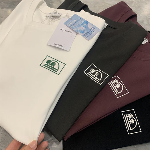 设计师线！2025双面水柔棉!凉感科技夏季男士印花休闲短袖T桖！ 商品图1