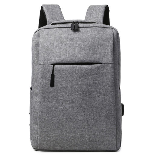 【40cm*30cm】简约大容量双肩包usb充电电脑包休闲商务笔记本背包 商品图4