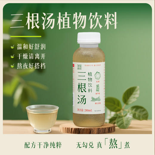 【有效期至2026年1月】正安优选·三根汤植物饮料-醇厚清爽  回甘轻盈 商品图0