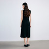 NEELLY纳俪春季新款商场同款假两件休闲背心黑色针织连衣裙女N25074Y04566 商品缩略图1