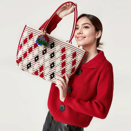 一体化编织环保飞织包SevenMolly小众设计师品牌 商品图3