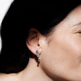 北京仓｜TATABORELLO-ORGANZA-水晶 耳钉［意大利设计师］