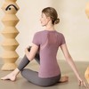 爱暇步带胸垫瑜伽服套装女高级感专业高端2025新款短袖上衣健身服A23066NS 商品缩略图2