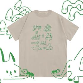 雪绵豆沙丨好吃的动物T恤