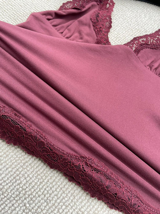 716-3 排他性独家圆正 skms 569 蕾丝吊带/短裤 家居休闲 套装 商品图12