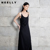 NEELLY纳俪商场同款秋季新款黑色气质吊带连衣裙女简约百搭长裙N25072Y01050 商品缩略图0
