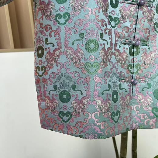 【抖音专属】如意貔貅·新中式棉服（24802096Y-清水蓝） 商品图3