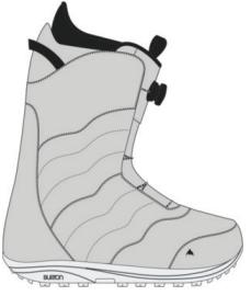 25/26BURTON雪鞋W MINT BOA GRAY CLOUD 商品图0