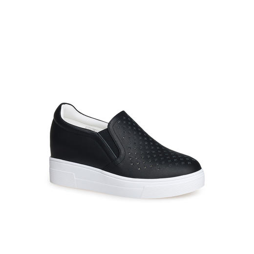 豪麟名鞋奥莱迪嘉女鞋牛皮革时尚休闲鞋DJXXO52WX204黑色  原价1660元 商品图0