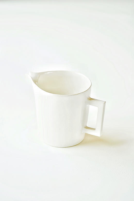 安藤雅信45手付片口 乳白亮釉 商品图0