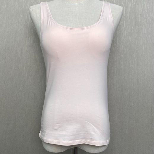 【大暑清凉购】皮尔卡丹女款带胸垫棉氨弹力背心WP729108 商品图0