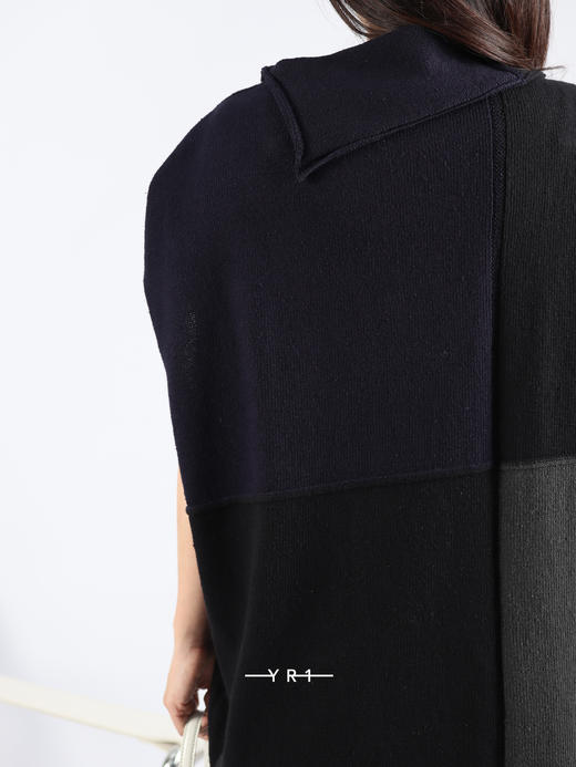 Y's | 拼接棉针织背心 商品图5