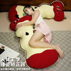自然醒大眼红苹果云朵长条睡觉抱枕长条夹腿毛绒玩具女生卧室靠枕玩偶娃娃礼物QYL 商品缩略图2