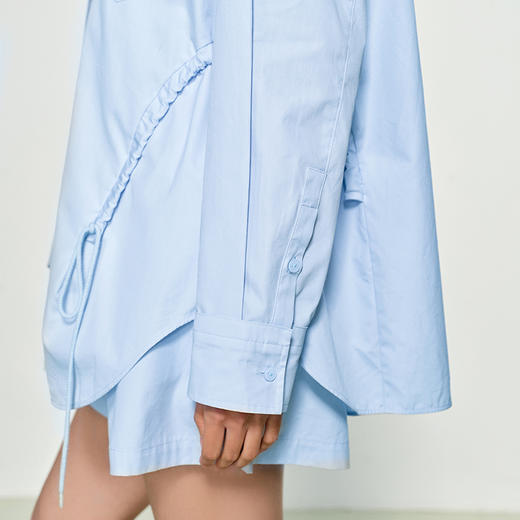 NEELLY纳俪商场同款春季新款时尚显白衬衫两件套女宽松出街套装N25074Z04560 商品图2