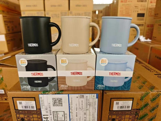 膳魔师马克杯水杯保温保冷杯咖啡男女泡茶杯手柄办公室不锈钢 280ml 商品图2