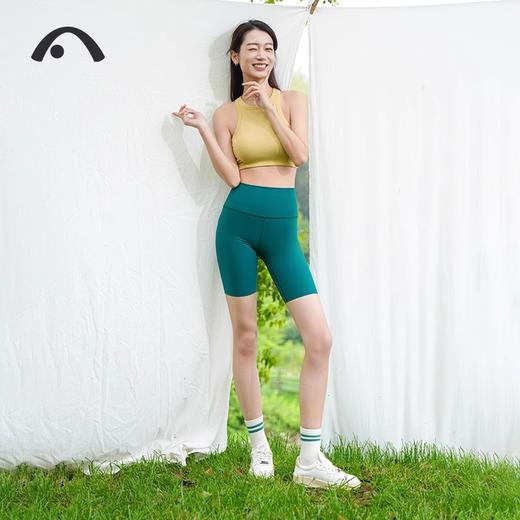 爱暇步瑜伽裤五分裤裸感高腰提臀女外穿专业品牌骑行运动健身短裤X44001NS 商品图2