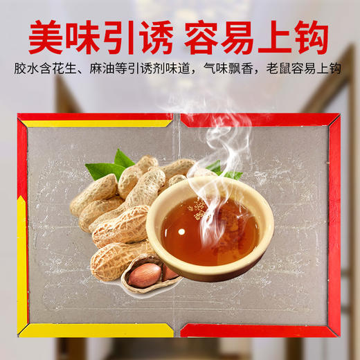【春禾】强力粘鼠板老鼠贴 加大加厚老鼠板灭鼠神器灭鼠粘捕鼠器 商品图3
