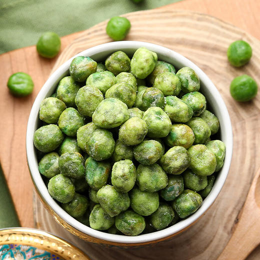 大哥盐味芥末味豌豆85g 圆润饱满诱人清香 059302/059303 商品图1
