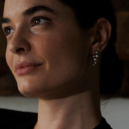 北京仓｜TATABORELLO-ORGANZA-玻璃珍珠 耳钉［意大利设计师］ 商品图0