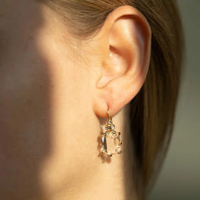 北京仓｜TATABORELLO-ANICE-水晶 耳环［意大利设计师］